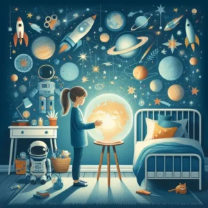 Stellar Dreams | Illustrated Kids Space Art | LoveSpaceArt