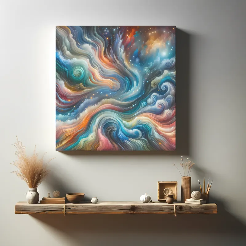 Abstract Cosmic Swirls | Abstract Space Art | LoveSpaceArt