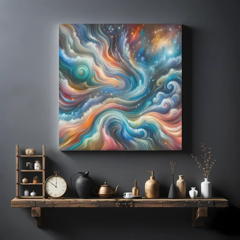 Abstract Cosmic Swirls | Abstract Space Art | LoveSpaceArt