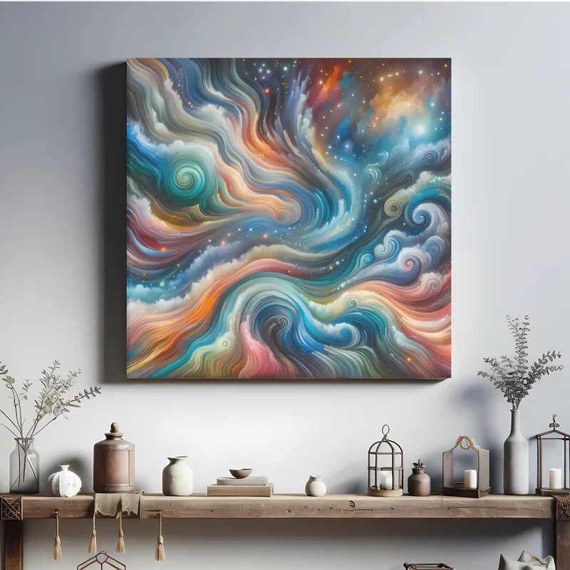 Abstract Cosmic Swirls | Abstract Space Art | LoveSpaceArt