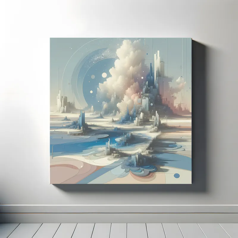 Blue Serenity of Otherworld | Surreal Landscape Space Art | LoveSpaceArt