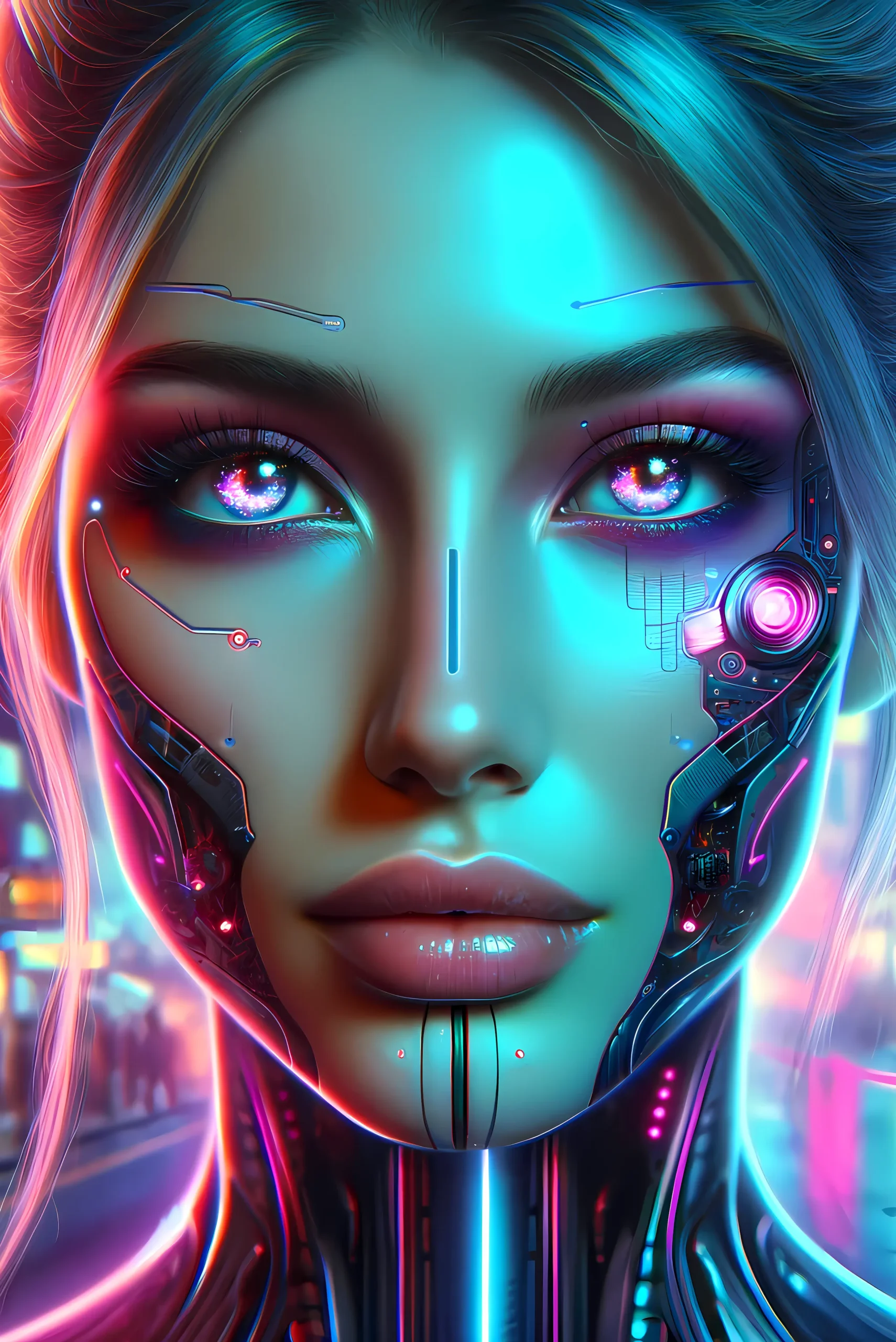 Neon Fusion Gaze