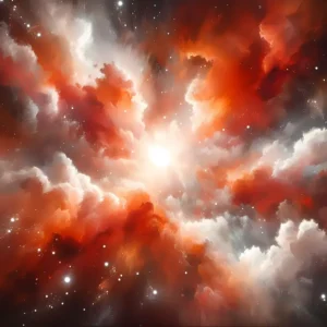 Stellar Radiance Burst | Realistic Nebula Space Art Print | LoveSpaceArt