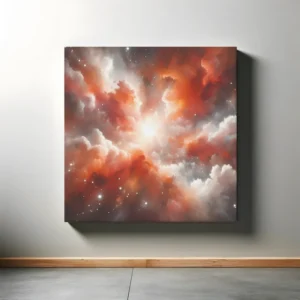 Stellar Radiance Burst | Realistic Nebula Space Art Print | LoveSpaceArt