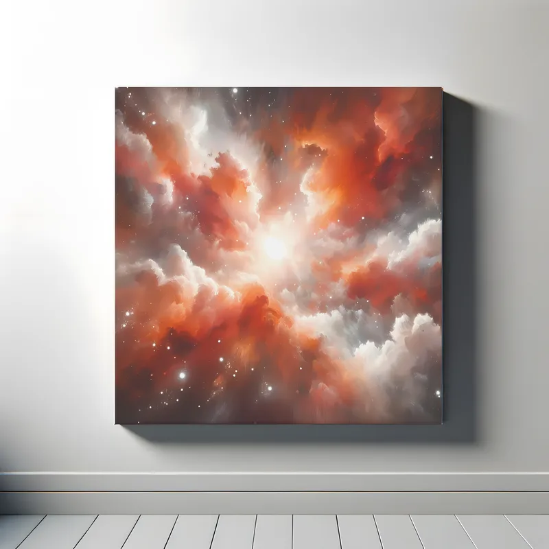 Stellar Radiance Burst | Realistic Nebula Space Art Print | LoveSpaceArt