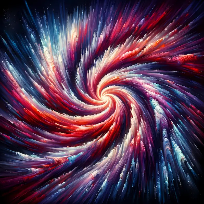 Vortex of Chromatic Dreams | Abstract Space Art | LoveSpaceArt