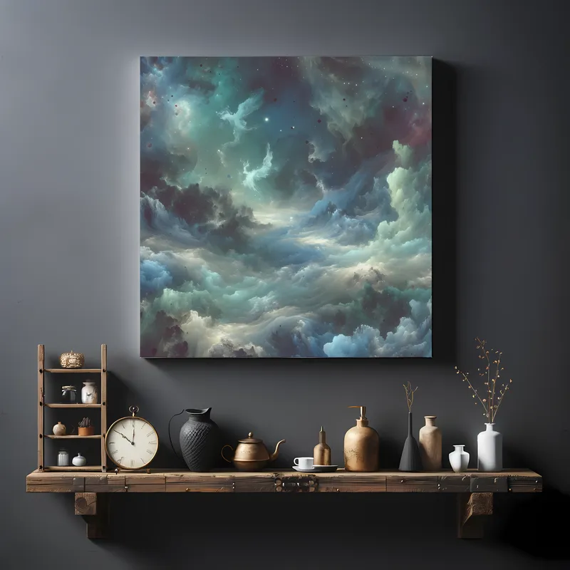 Whispers of the Azure Expanse | Abstract Space Art | LoveSpaceArt