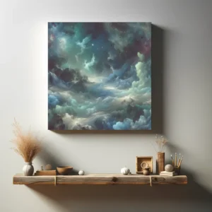 Whispers of the Azure Expanse | Abstract Space Art | LoveSpaceArt