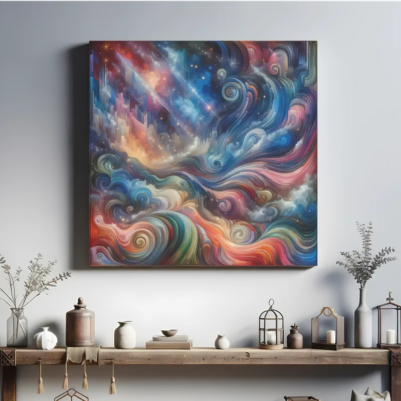 Astral Tide Whisper | Abstract Space Art Print | LoveSpaceArt