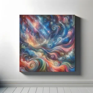 Astral Tide Whisper | Abstract Space Art Print | LoveSpaceArt