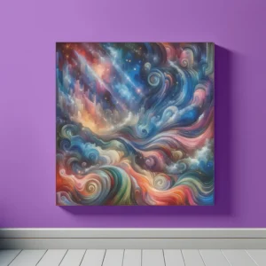 Astral Tide Whisper | Abstract Space Art Print | LoveSpaceArt