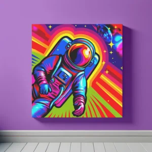 Cosmic Astro Runner | Pop Art Space Art Print | LoveSpaceArt