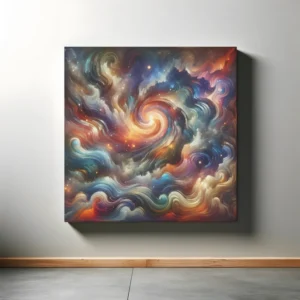 Cosmic Vortex Harmony | Abstract Space Art Print | LoveSpaceArt