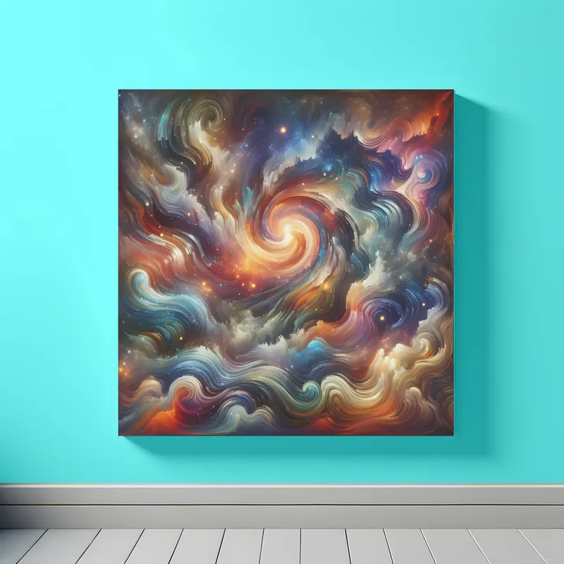 Cosmic Vortex Harmony | Abstract Space Art Print | LoveSpaceArt