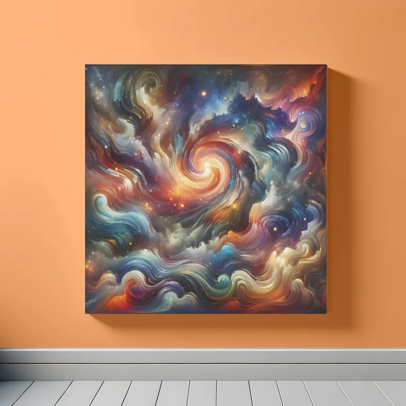 Cosmic Vortex Harmony | Abstract Space Art Print | LoveSpaceArt