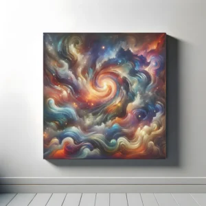 Cosmic Vortex Harmony | Abstract Space Art Print | LoveSpaceArt