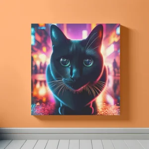 Cyberpunk Whiskers | Surreal Space Art Print | LoveSpaceArt