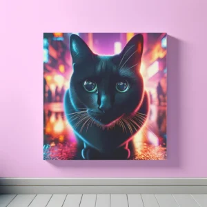 Cyberpunk Whiskers | Surreal Space Art Print | LoveSpaceArt