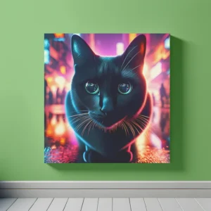 Cyberpunk Whiskers | Surreal Space Art Print | LoveSpaceArt