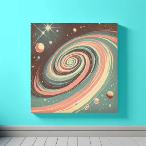 Galactic Nostalgia | Retro Space Art Prints | LoveSpaceArt