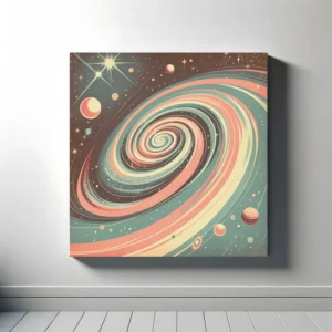 Galactic Nostalgia | Retro Space Art Prints | LoveSpaceArt