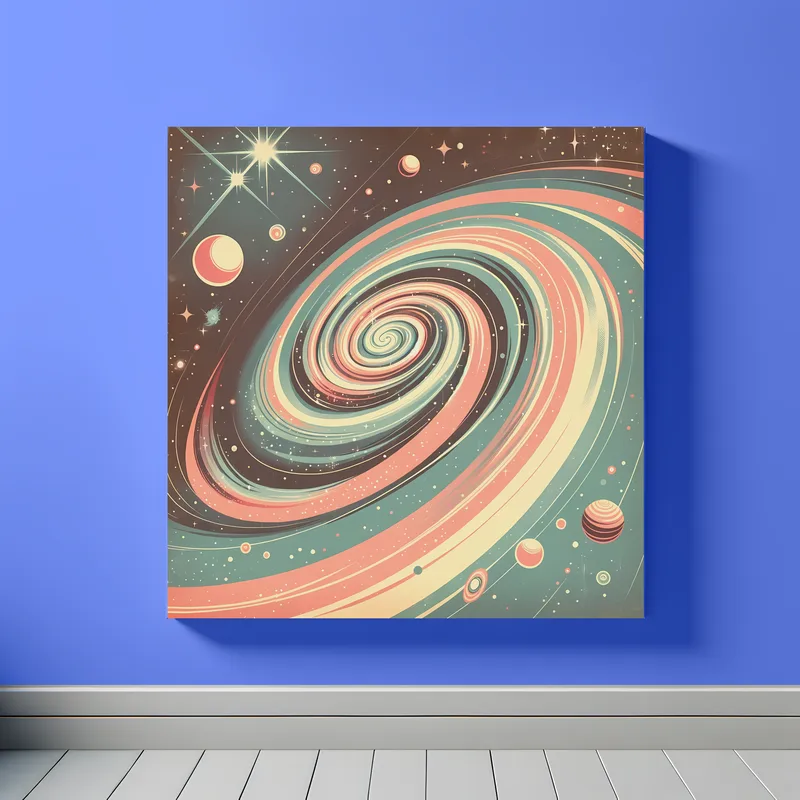 Galactic Nostalgia | Retro Space Art Prints | LoveSpaceArt