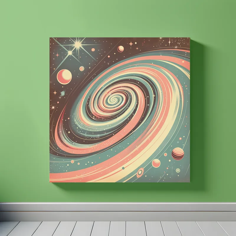 Galactic Nostalgia | Retro Space Art Prints | LoveSpaceArt