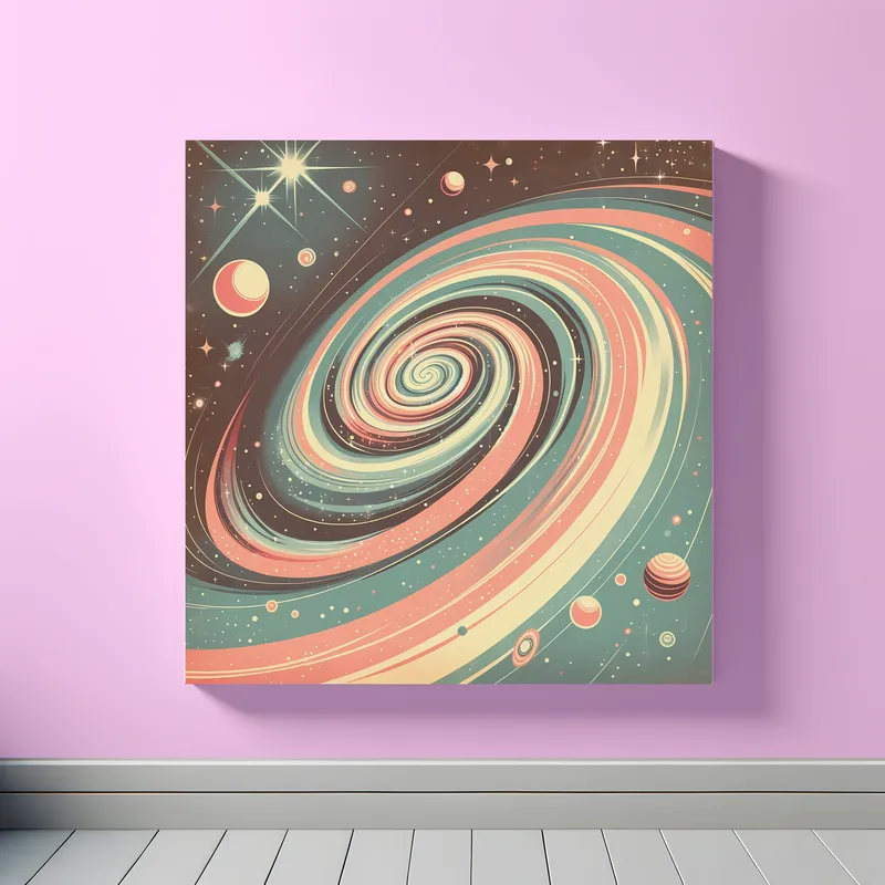 Galactic Nostalgia | Retro Space Art Prints | LoveSpaceArt