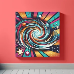 Galactic Pop Fusion | Pop Art Space Art Print | LoveSpaceArt