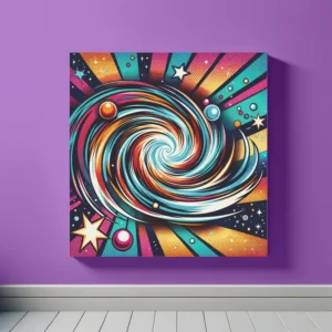 Galactic Pop Fusion | Pop Art Space Art Print | LoveSpaceArt