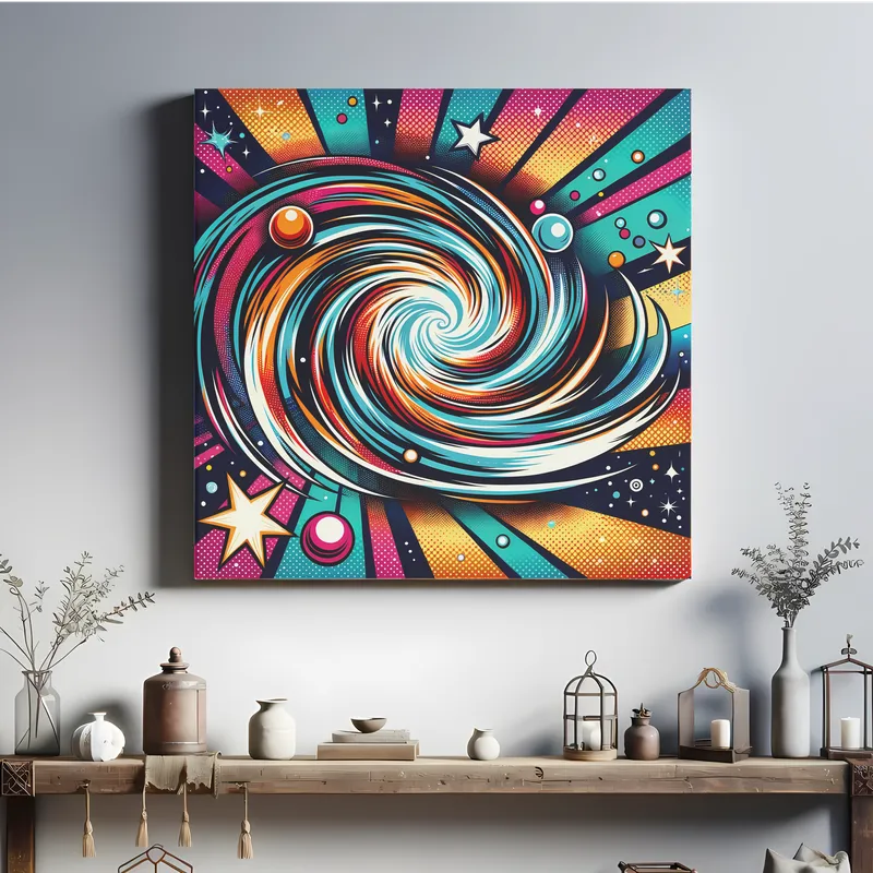 Galactic Pop Fusion | Pop Art Space Art Print | LoveSpaceArt