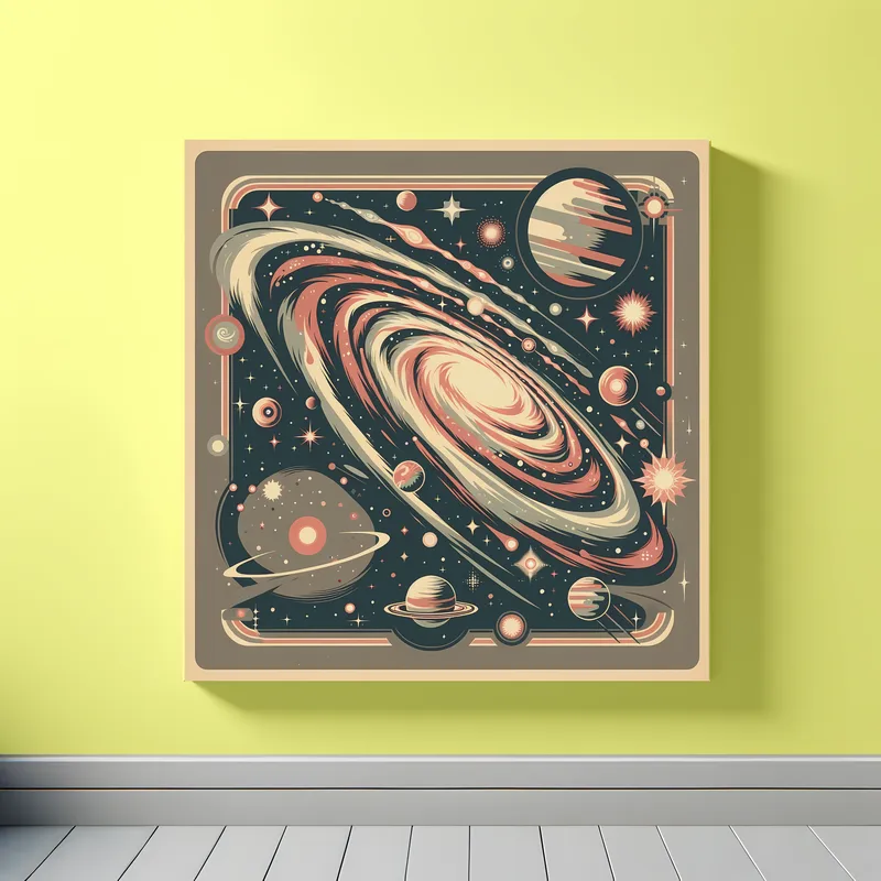 Galactic Retro Reverie | Retro Space Art Prints | LoveSpaceArt