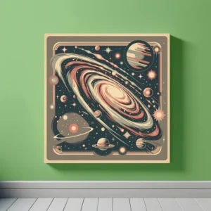 Galactic Retro Reverie | Retro Space Art Prints | LoveSpaceArt