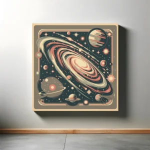 Galactic Retro Reverie | Retro Space Art Prints | LoveSpaceArt