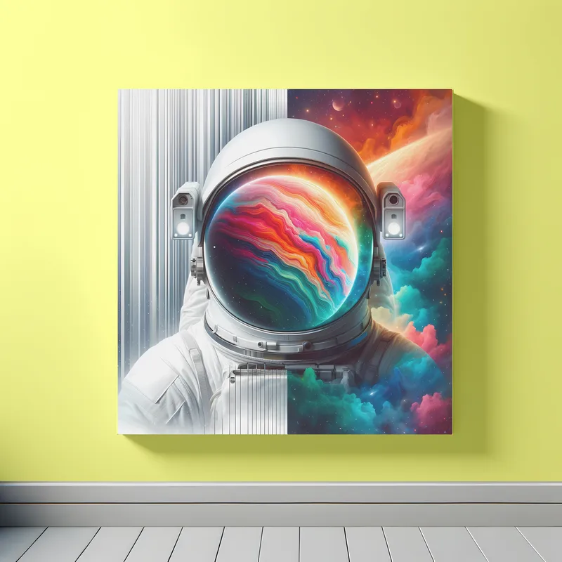 Reflections of a Cosmic Journey | Surreal Space Art Print | LoveSpaceArt