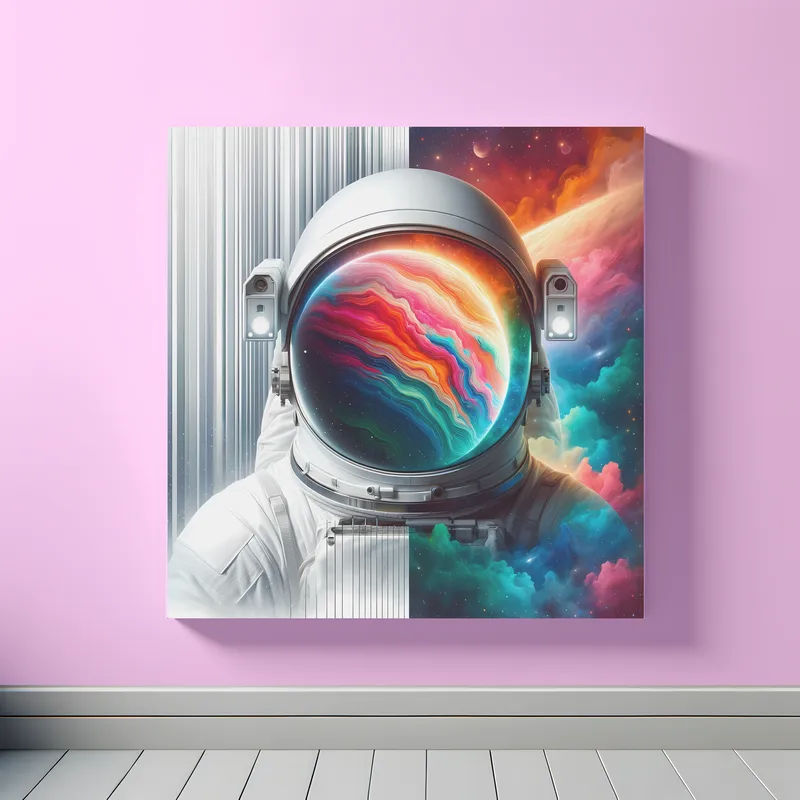 Reflections of a Cosmic Journey | Surreal Space Art Print | LoveSpaceArt