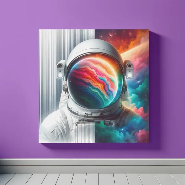 Reflections of a Cosmic Journey | Surreal Space Art Print | LoveSpaceArt