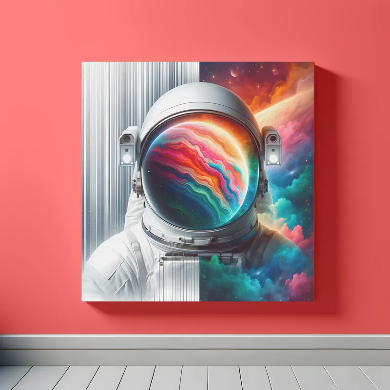 Reflections of a Cosmic Journey | Surreal Space Art Print | LoveSpaceArt