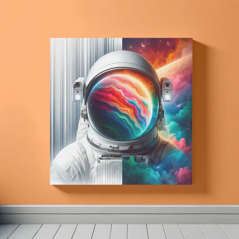 Reflections of a Cosmic Journey | Surreal Space Art Print | LoveSpaceArt