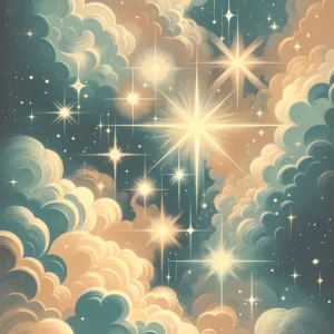 Starry Nostalgia – Retro Celestial Elegance | Retro Space Art Prints | LoveSpaceArt