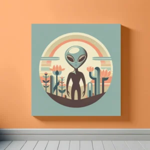 Vintage Visions of Alien Charm | Retro Space Art Prints | LoveSpaceArt