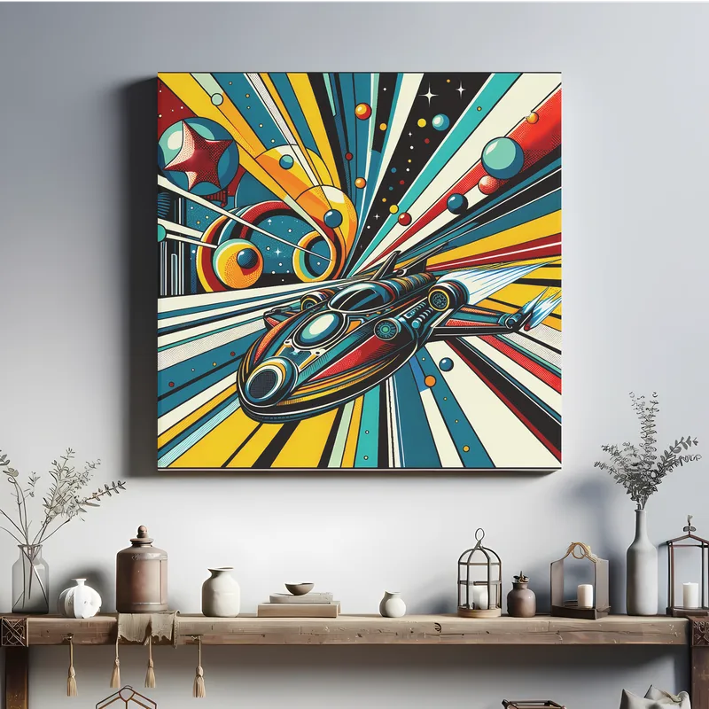 Voyage of Imagination | Pop Art Space Art Print | LoveSpaceArt