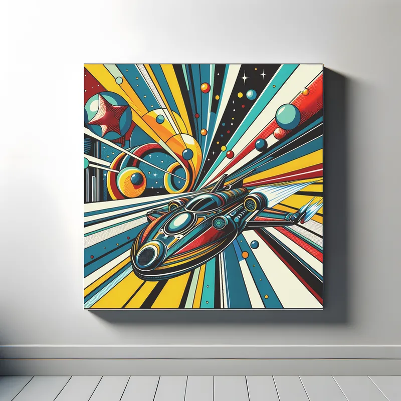 Voyage of Imagination | Pop Art Space Art Print | LoveSpaceArt