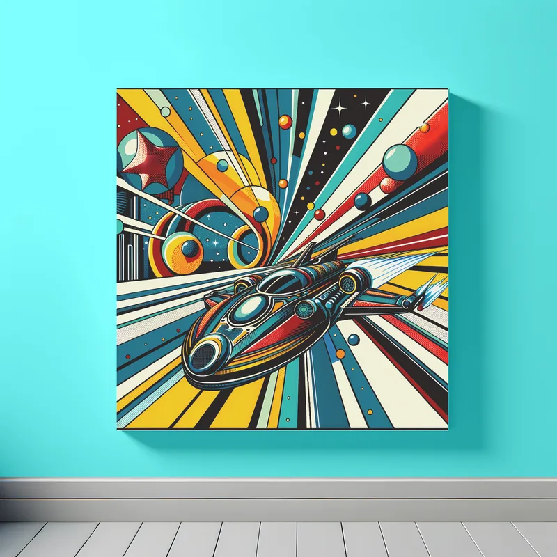 Voyage of Imagination | Pop Art Space Art Print | LoveSpaceArt