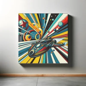 Voyage of Imagination | Pop Art Space Art Print | LoveSpaceArt