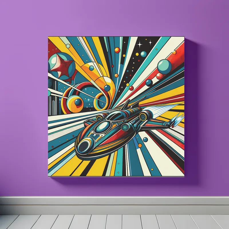 Voyage of Imagination | Pop Art Space Art Print | LoveSpaceArt