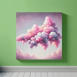 Candy Floss Clouds | Surreal Space Art Print | LoveSpaceArt