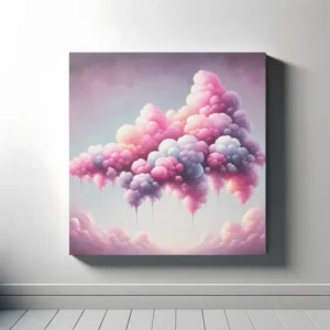 Candy Floss Clouds | Surreal Space Art Print | LoveSpaceArt