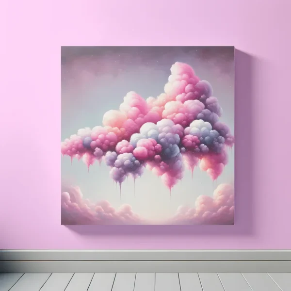 Candy Floss Clouds | Surreal Space Art Print | LoveSpaceArt