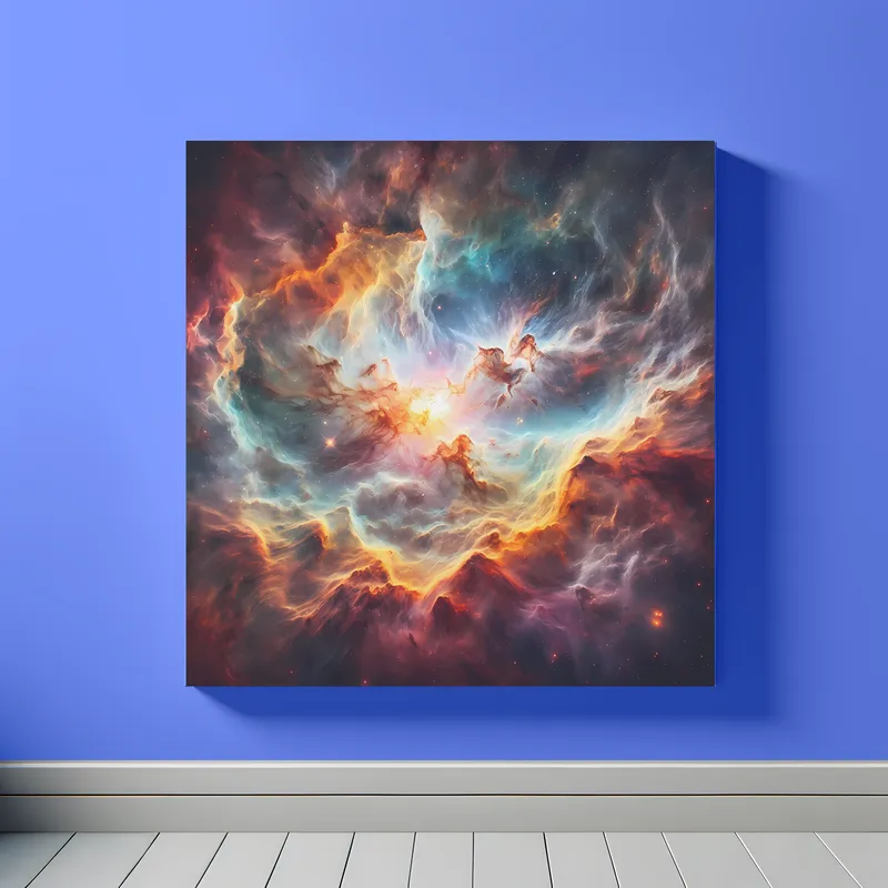 Galactic Flame Ballet | Realistic Galaxy Space Art | LoveSpaceArt